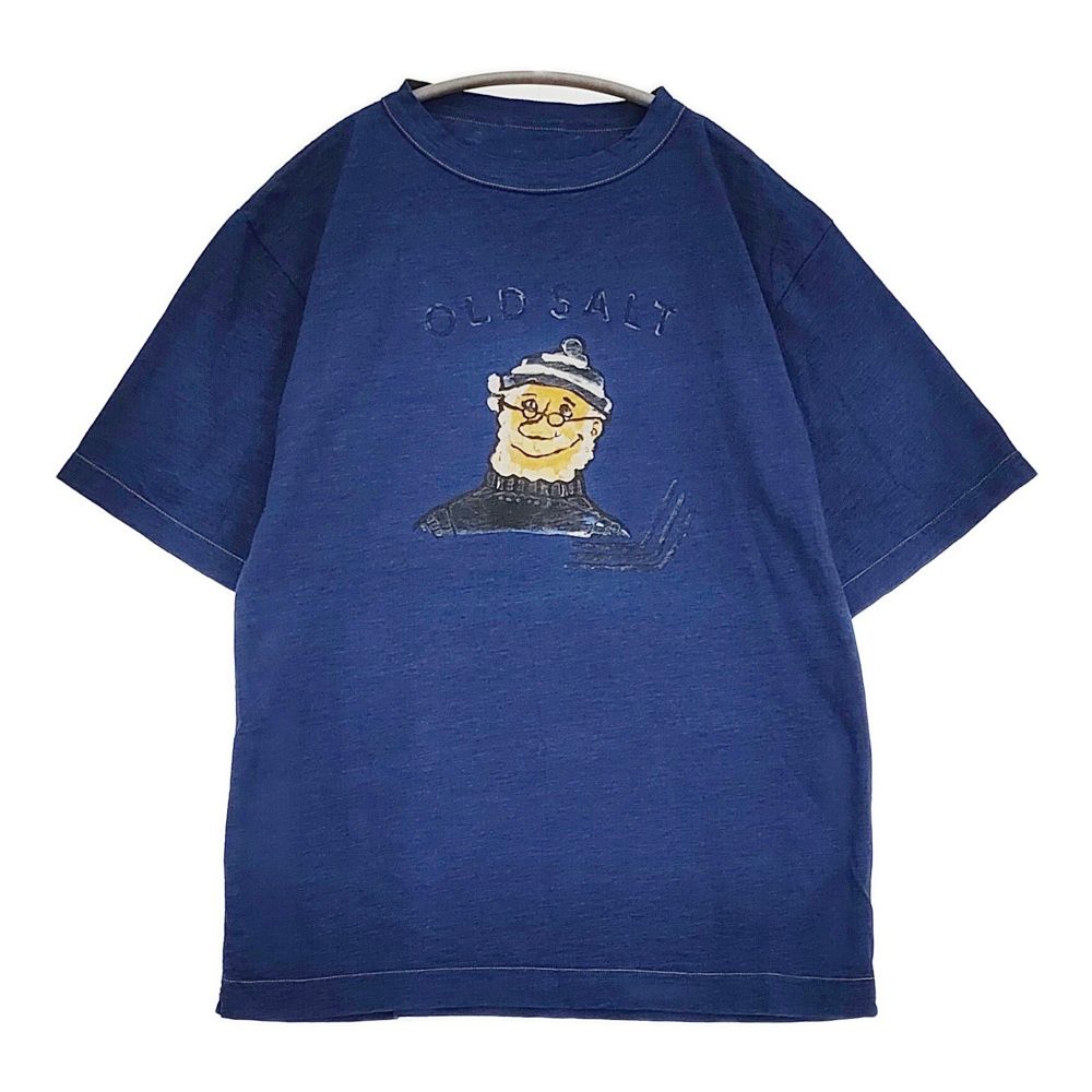 45R/45rpm オールドソルトべタッチプリントの908 45星Tシャツ サイズ3 半袖Ｔシャツ カットソー ブルー レディース フォーティーファイブアールピーエム【中古】6-0616S♪ 13,199円