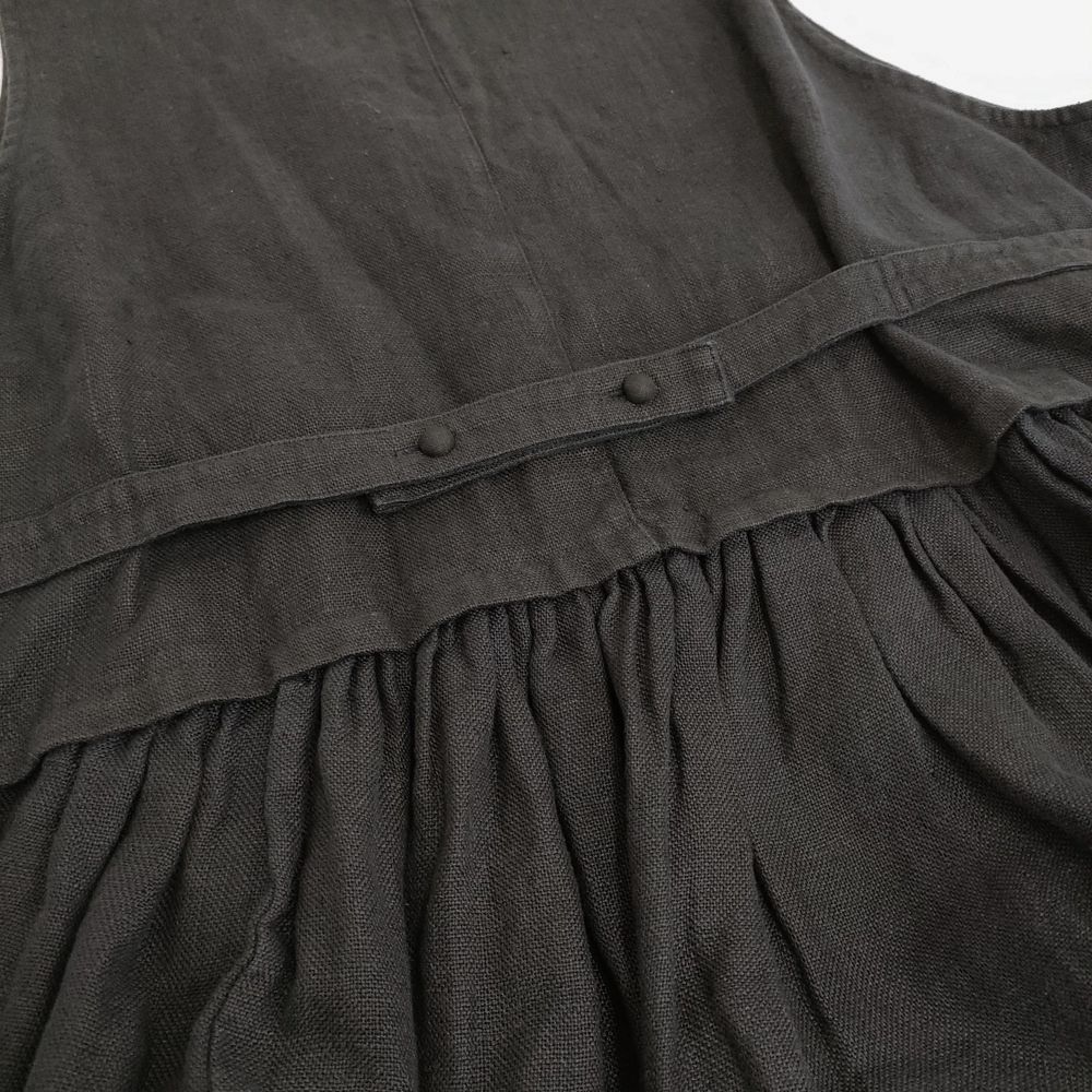 美品2024AWnest Robe ヘビーリネン×メッシュリネンジレワンピース nest Robe ヘビーリネン×メッシュリネンジレワンピース 01243-1067