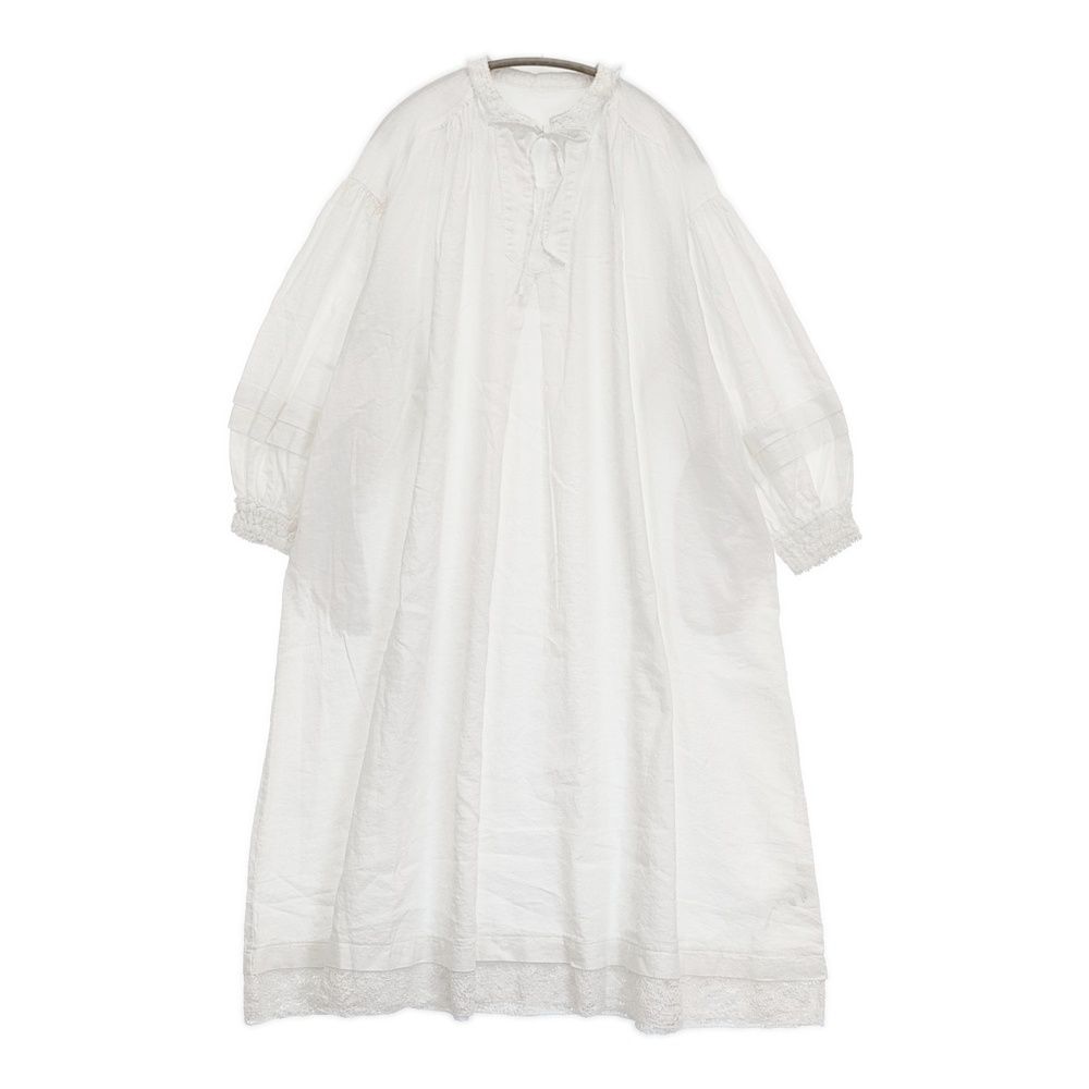 nest Robe 【UpcycleLino】近江晒しレースワンピース 01251-1054