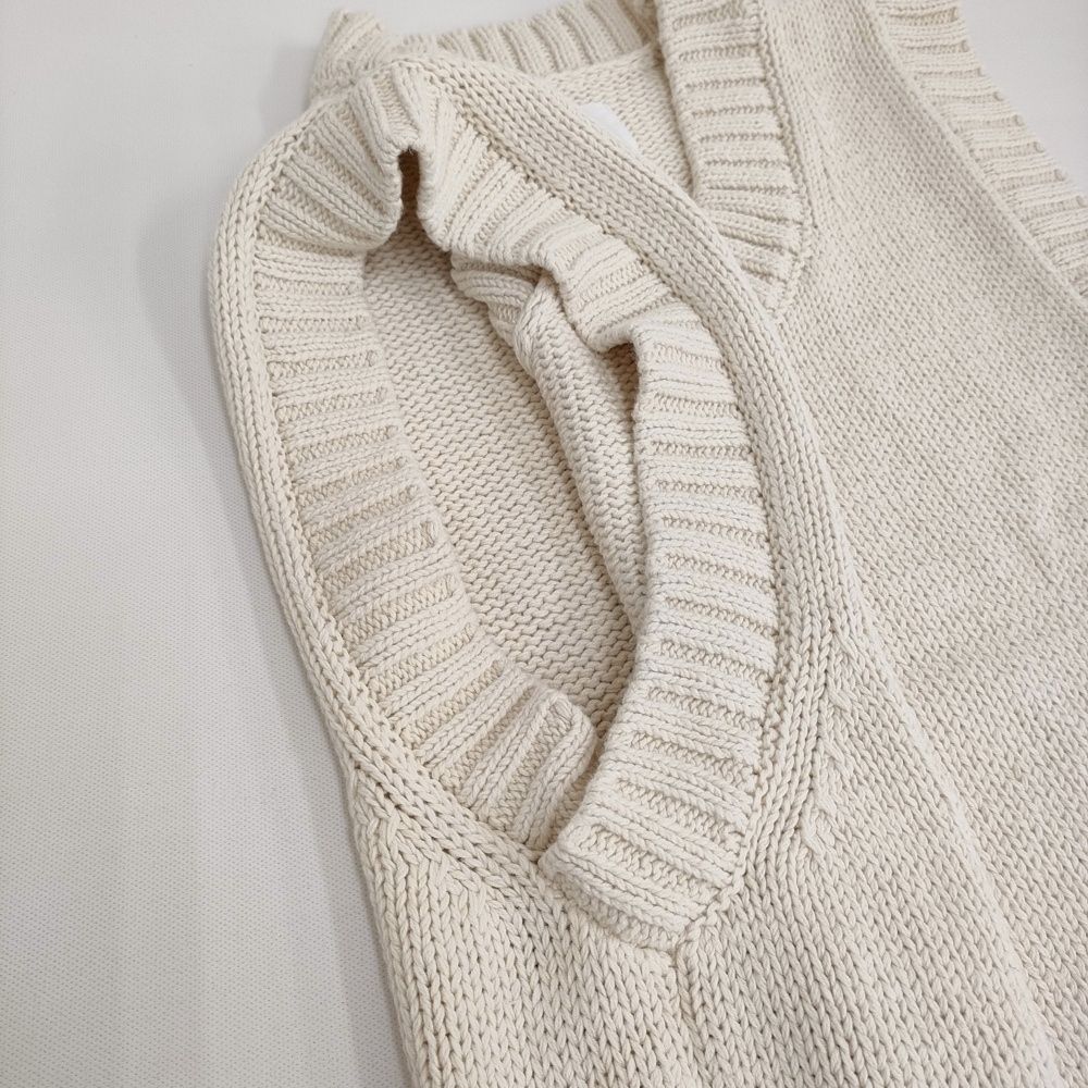 MHL. コットンリネンニットベスト MHL. COARSE COTTON LINEN 595-4161500 定価22000円 サイズ2 リネン