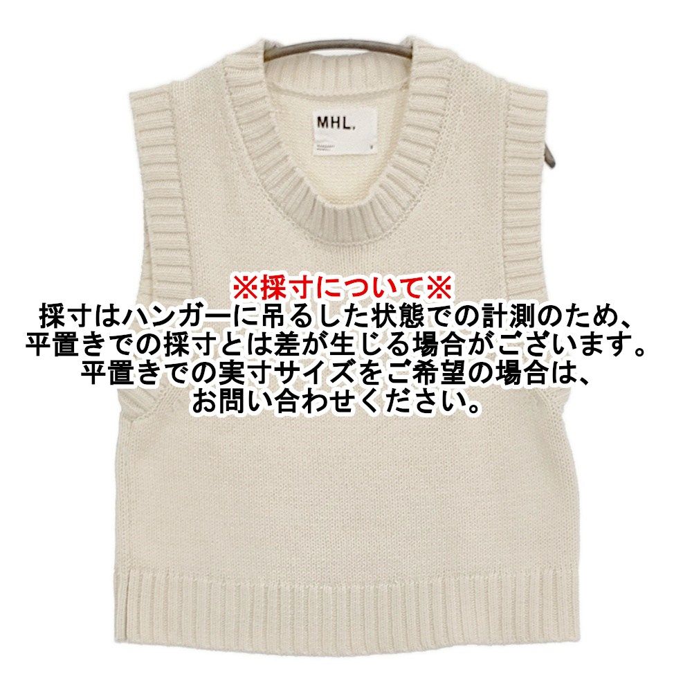 MHL. COARSE COTTON LINEN 595-4161500 定価22000円 サイズ2 リネン
