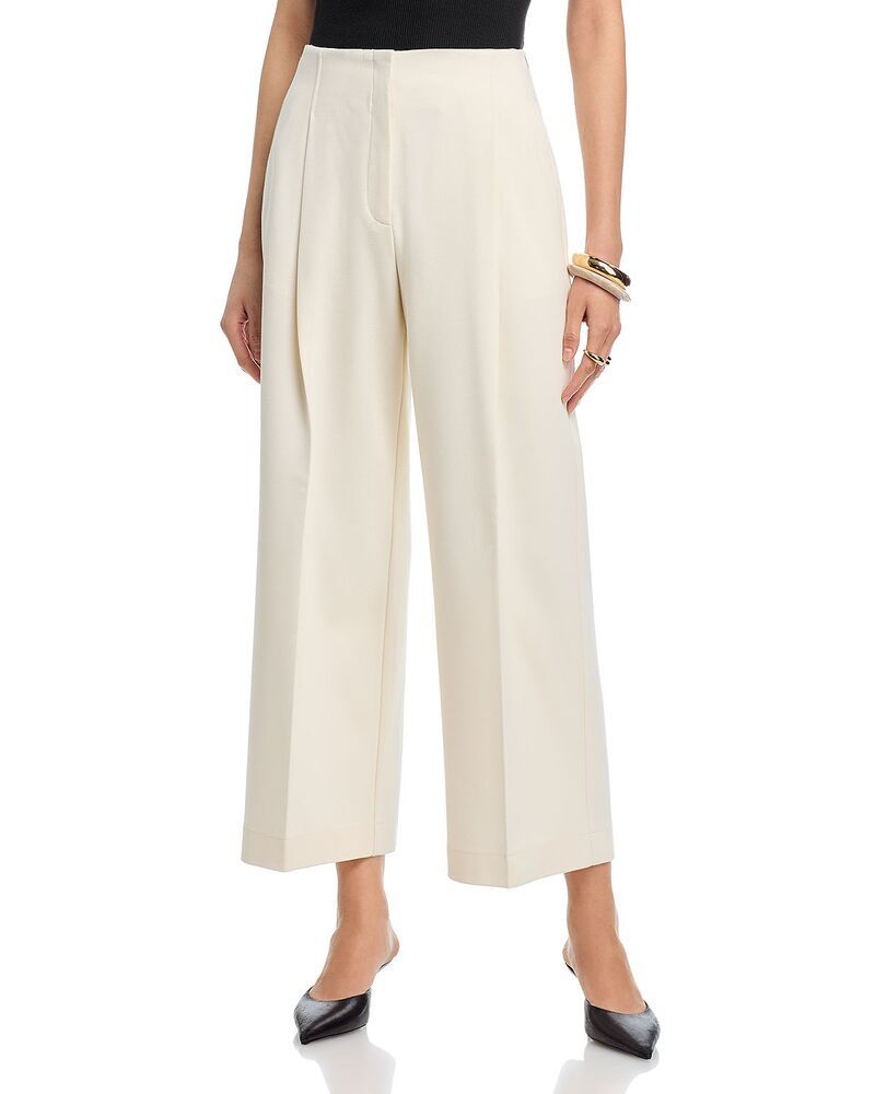 ボス レディース ボトムス カジュアルパンツ BOSS Tulotta High Rise Culotte Trousers Open White ホワイト 43,680円