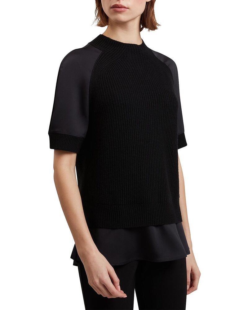 テッドベーカー レディース トップス シャツ Ted Baker Layered Look Top Black ブラック