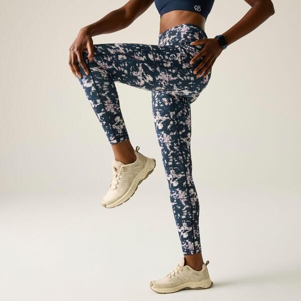 デアツービー レディース ボトムス カジュアルパンツ レギンス Dare 2b Womens Influential II Squatproof Leggings Nvyinkprnt