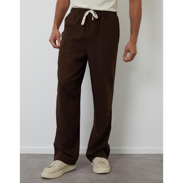 スリードベア メンズ ボトムス カジュアルパンツ ストレート Threadbare Menstraight Leg Trousers Chocolate チョコレート