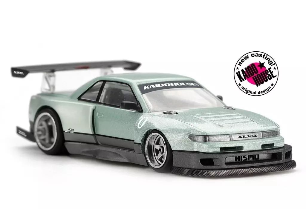 新品】ミニカー 1/64 Nissan シルビア S13-R KAIDO WORKS V1(右 