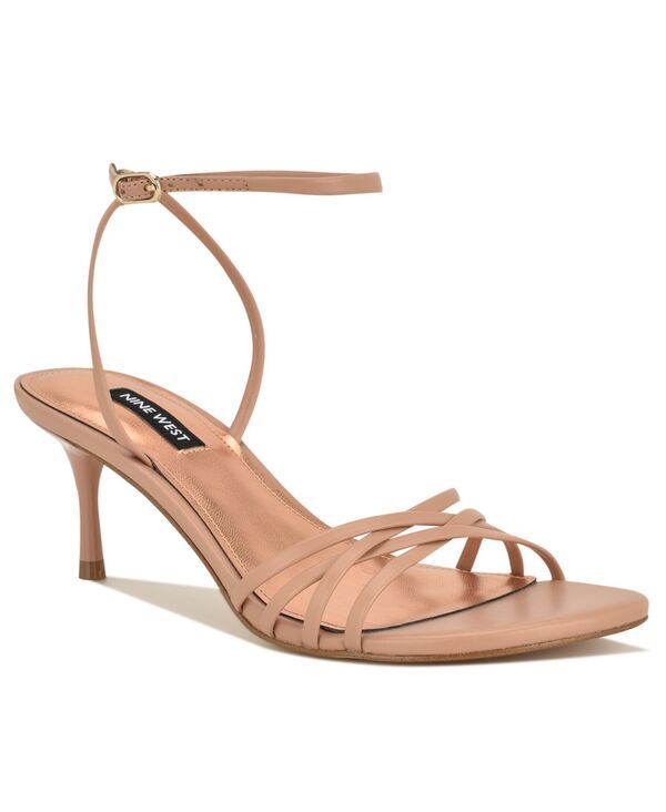 ナインウェスト レディース シューズ サンダル アンクル ヒール Nine West Womens Gazey Ankle Strap Kitten Heel Dressandals Mocha Mo 17,375円