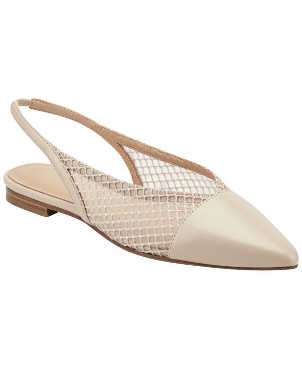 マーク・フィッシャー レディース シューズ パンプス メッシュ Marc Fisher LTD Womens Davin Mesh Slingback Dress Flats Natural Mesh