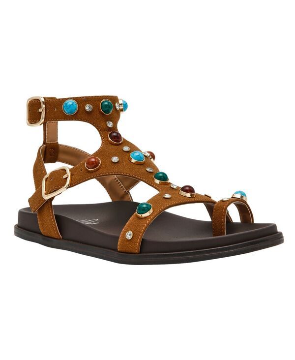 ワイルド ペアー レディース シューズ サンダル Wild Pair Womens Merriie Flat Sandals Brown ブラウン