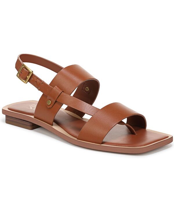 フランコサルト レディース シューズ サンダル Franco Sarto Womens Enrica Open Toe Slingback Sandals Cognac Leather