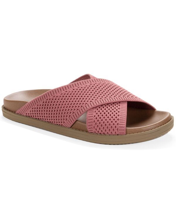 スタイルアンドコー レディース シューズ サンダル ニット Style Co Womens Roryy Knit XBand Footbed Sandals Dusty Rose