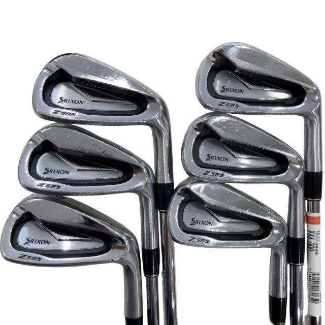 【中古】 ダンロップ SRIXON Z585 6S アイアンセット IR NS PRO 950GH D.S.T (フレックスS) メンズ 男性用 右利き 右用 Cランク ゴルフクラブ