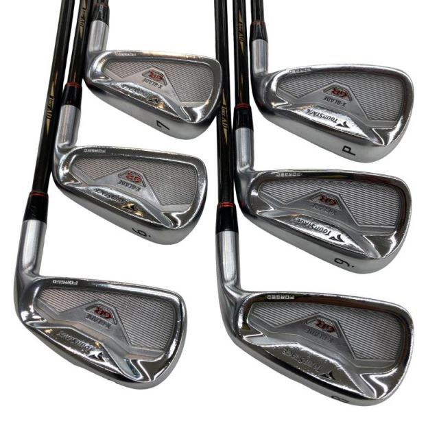 【中古】 ブリヂストン TOURSTAGE X-BLADE GR FORGED 6S アイアンセット IR Tour AD AD-75(EVシリーズカラー) (フレックスS) メンズ 男性用 右利き 右用 Cランク ゴルフクラブ