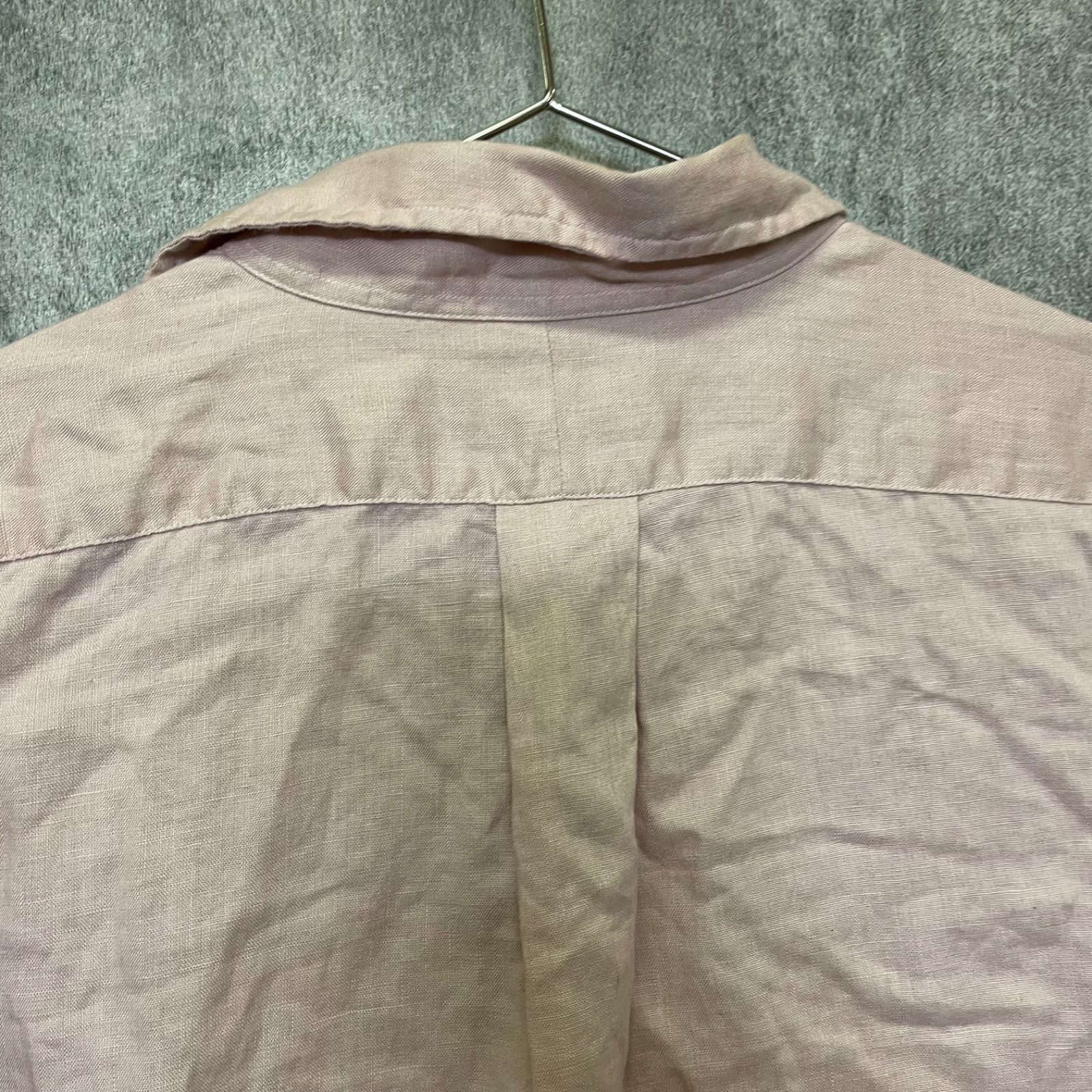 k-602】Polo by Ralph Lauren ポロバイラルフローレン M 長袖 リネン 