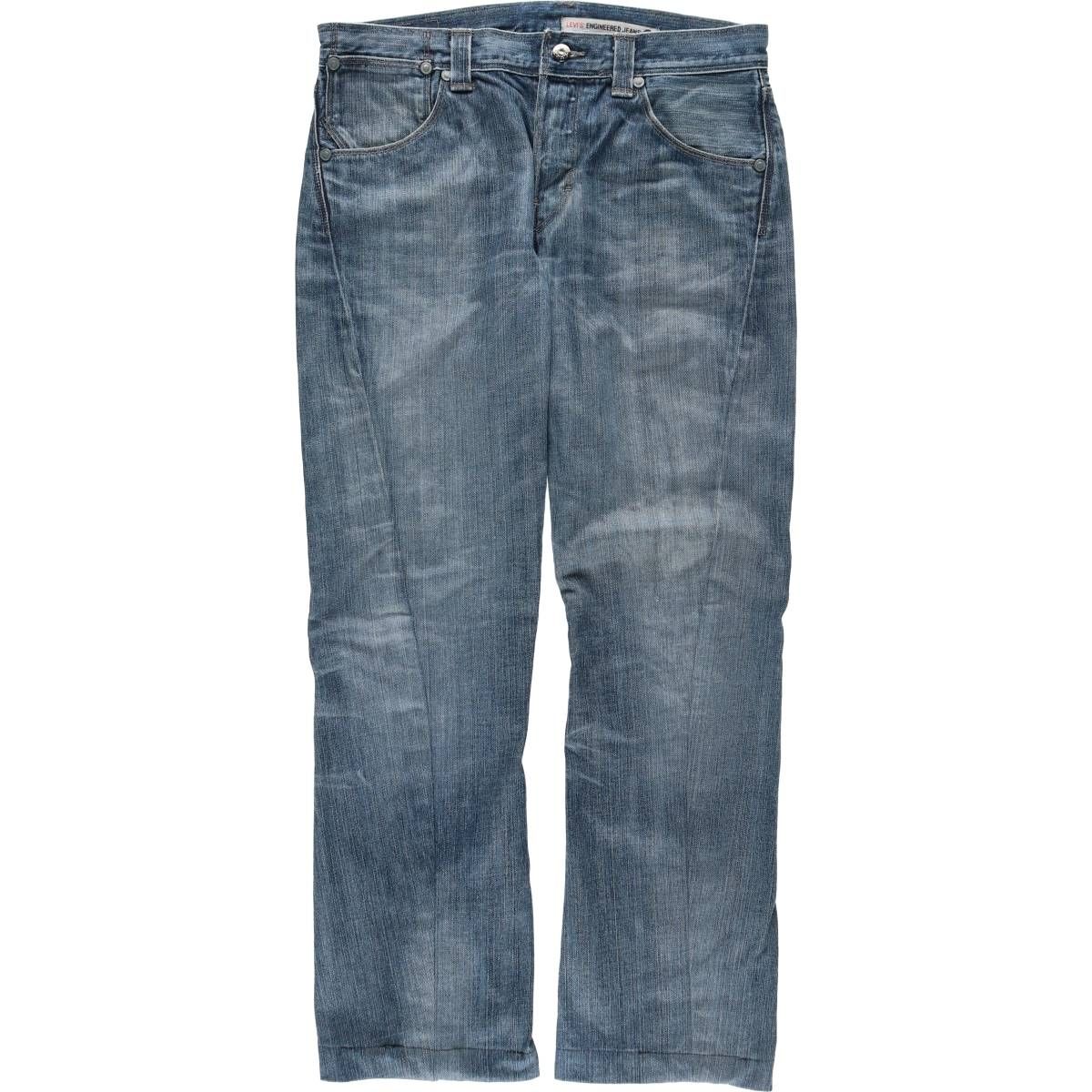 古着 リーバイス Levi's Engineered Jeans ユーロモデル 立体裁断 ストレートデニムパンツ メンズw34相当/eaa651341