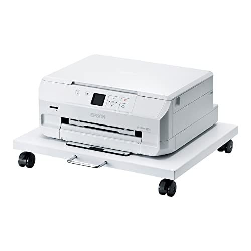 サンワサプライ アウトレット プリンター台 キャスター付き ロータイプ 床置き 幅48cm 奥行40cm 耐荷重40kg ホワイト LPS-T111ｍａ