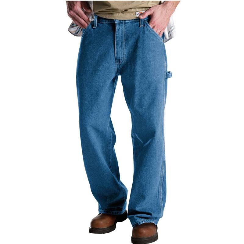 ディッキーズ メンズ ボトムス デニムパンツ リラックスフィット ジーンズ Mens Dickies Relaxed Fit Denim Carpenter Jeanstonewashed Indig