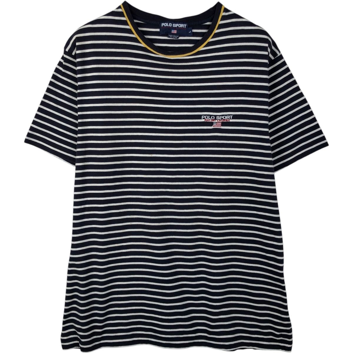 古着 ラルフローレン Ralph Lauren POLO SPORT ポロスポーツ 半袖 ボーダーTシャツ メンズL相当/eaa656602