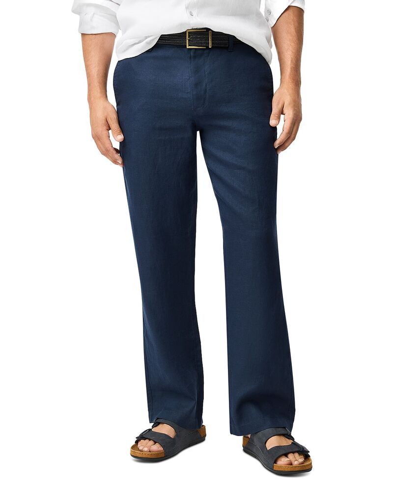 ロッドアンドグン メンズ ボトムス カジュアルパンツ リネン Rodd Gunn Resort Linen Pants Navy ネイビー