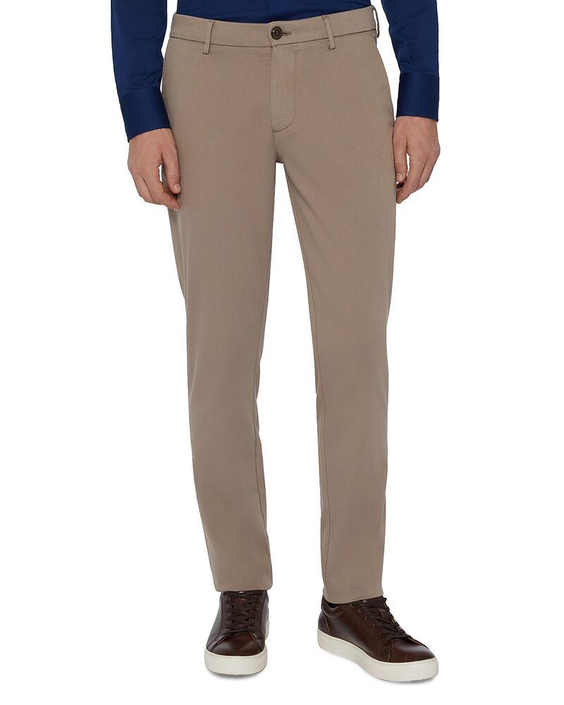 ボッジミラノ メンズ ボトムス カジュアルパンツ Boggi Milano Panama Stretch Trousers Taupe トープ