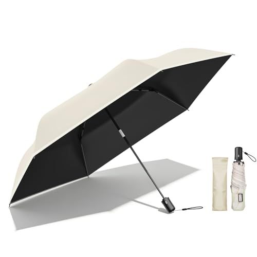 日傘 おりたたみ傘 軽量 約179g レディース 自動開閉 完全遮光100% UVカット UPF50+ 紫外線対策 日焼け防止 暑さ対策 高密度400T生地 滑らかで優しい肌触り 耐風撥水 晴雨兼用 6本骨 コンパクト 折りたたみ傘 夏 通勤 通学 旅行 …