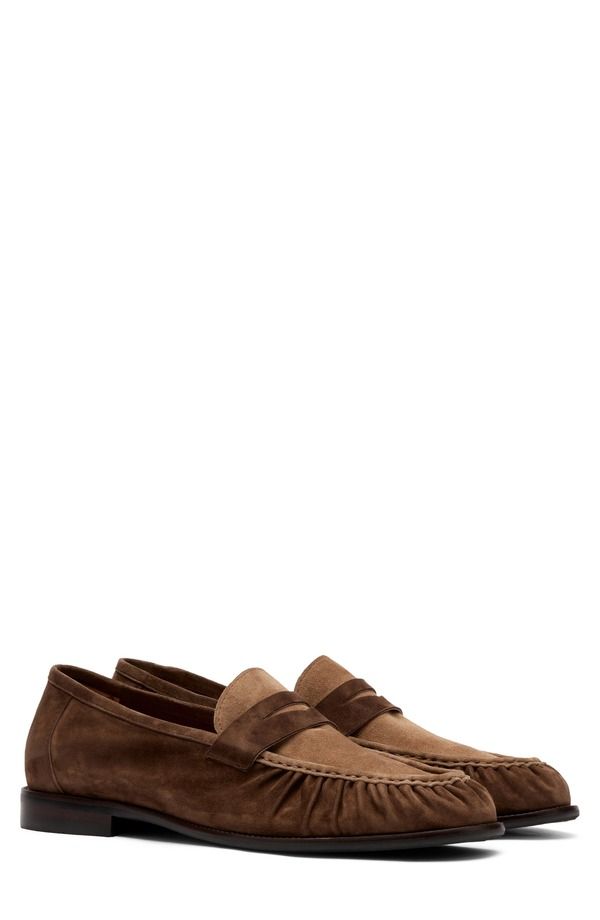 マークノーラン メンズ シューズ ローファー MARC NOLAN Kennedy Penny Loafer Triple Brown ブラウン