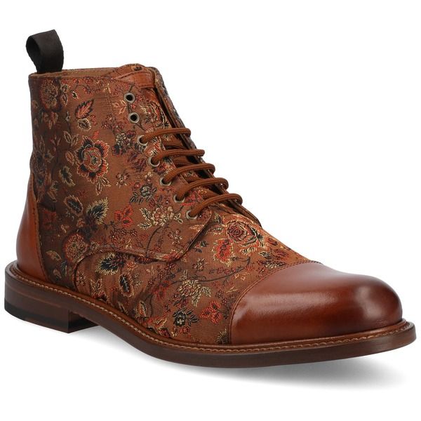 タフト メンズ シューズ ブーツ・レインブーツ TAFT Mens Jack Dress Boot Duskwood Floral
