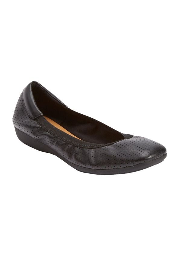 コンフォートビュー レディース シューズ パンプス Comfortview Theverleigh Flat Black ブラック