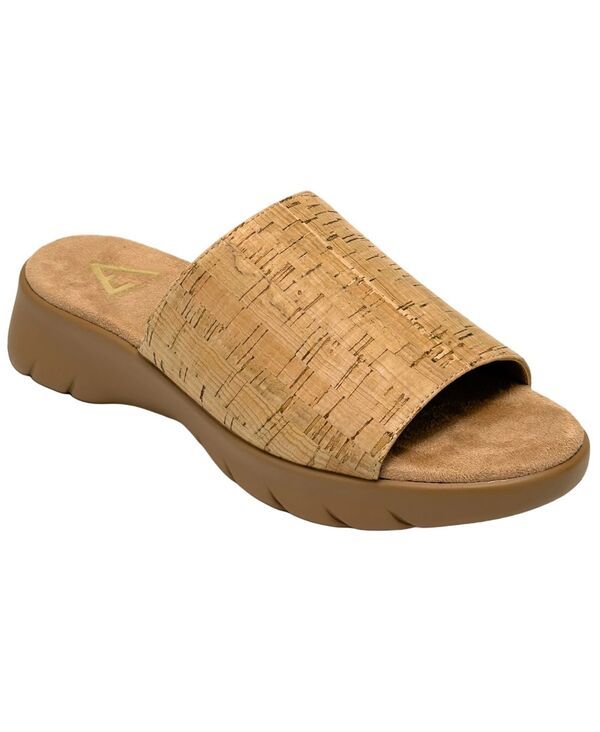 エアロソールズ レディース シューズ サンダル Aerosoles Womens Nora Wedge Slide Sandals Natural Cork