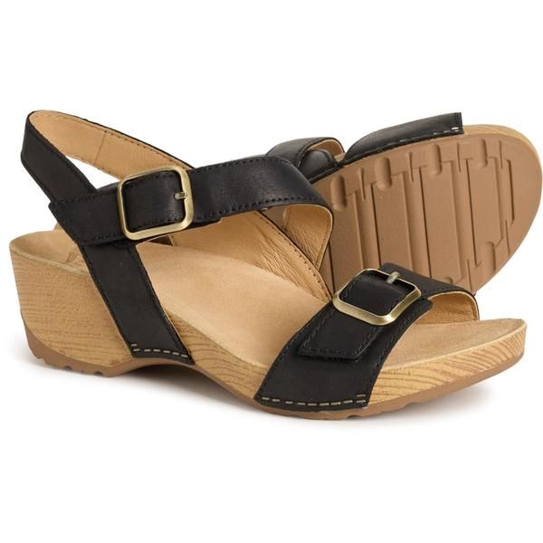 ダンスコ レディース シューズ サンダル Dansko Trinity Sandals Nubuck For Women Black ブラック