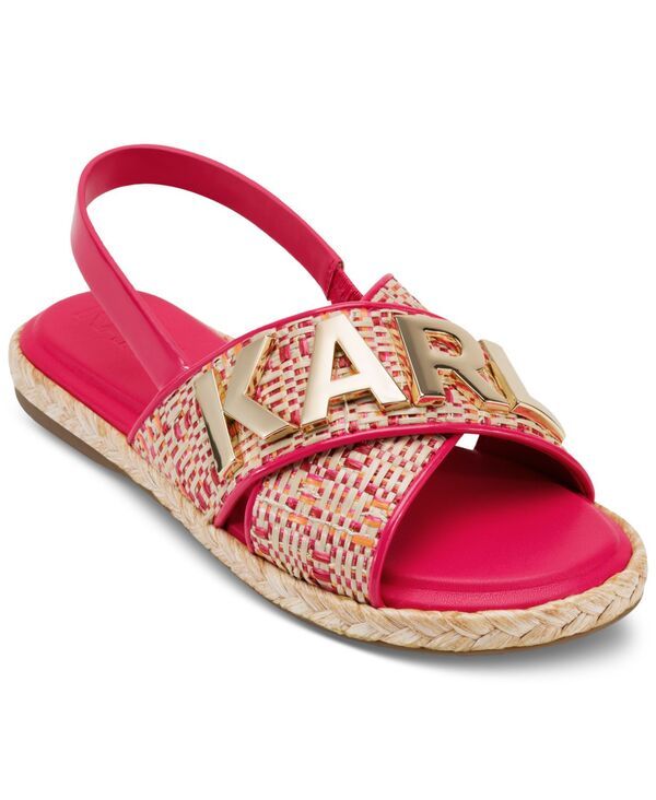 カール ラガーフェルド レディース シューズ サンダル KARLAGERFELD PARIS Womens Charla Slingback Espadrille Sandals Teaberry P