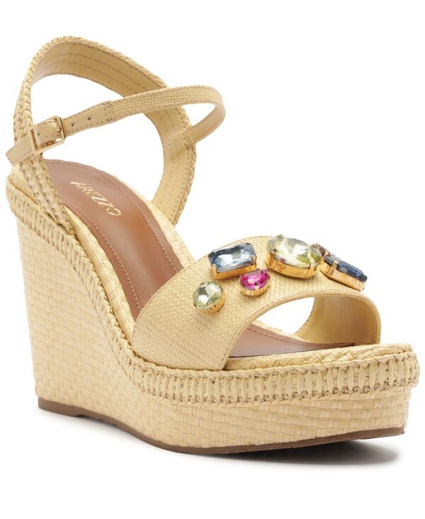 アレッツォ レディース シューズ サンダル ヒール Arezzo Womens Georgina Wedge Heel Sandals Palha