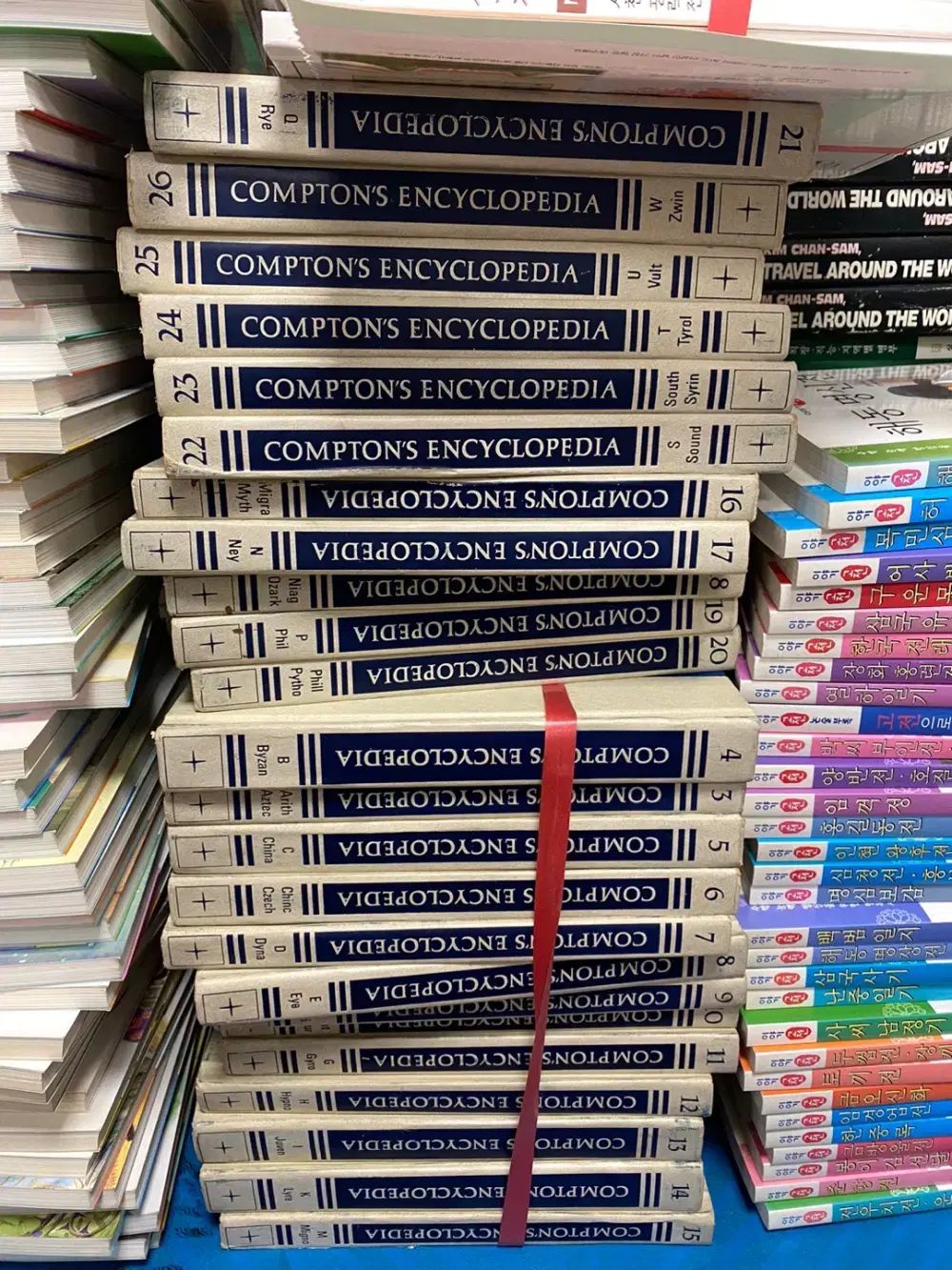 compton's encyclopedia ブリタニカ 24巻 セット バッグ 百科事典