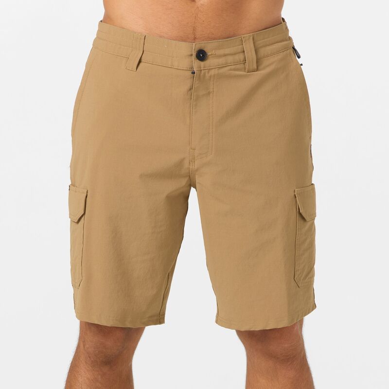 オニール メンズ ボトムス ハーフパンツ・ショーツ ショートパンツ ONeill Mens TRVLR Cargo Hybrid 20 Shorts Dar khaki カーキ