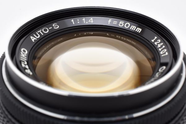 ☆良品☆ オリンパス OLYMPUS G.ZUIKO AUTO-S 50mm F1.4 レンズ【F1.4