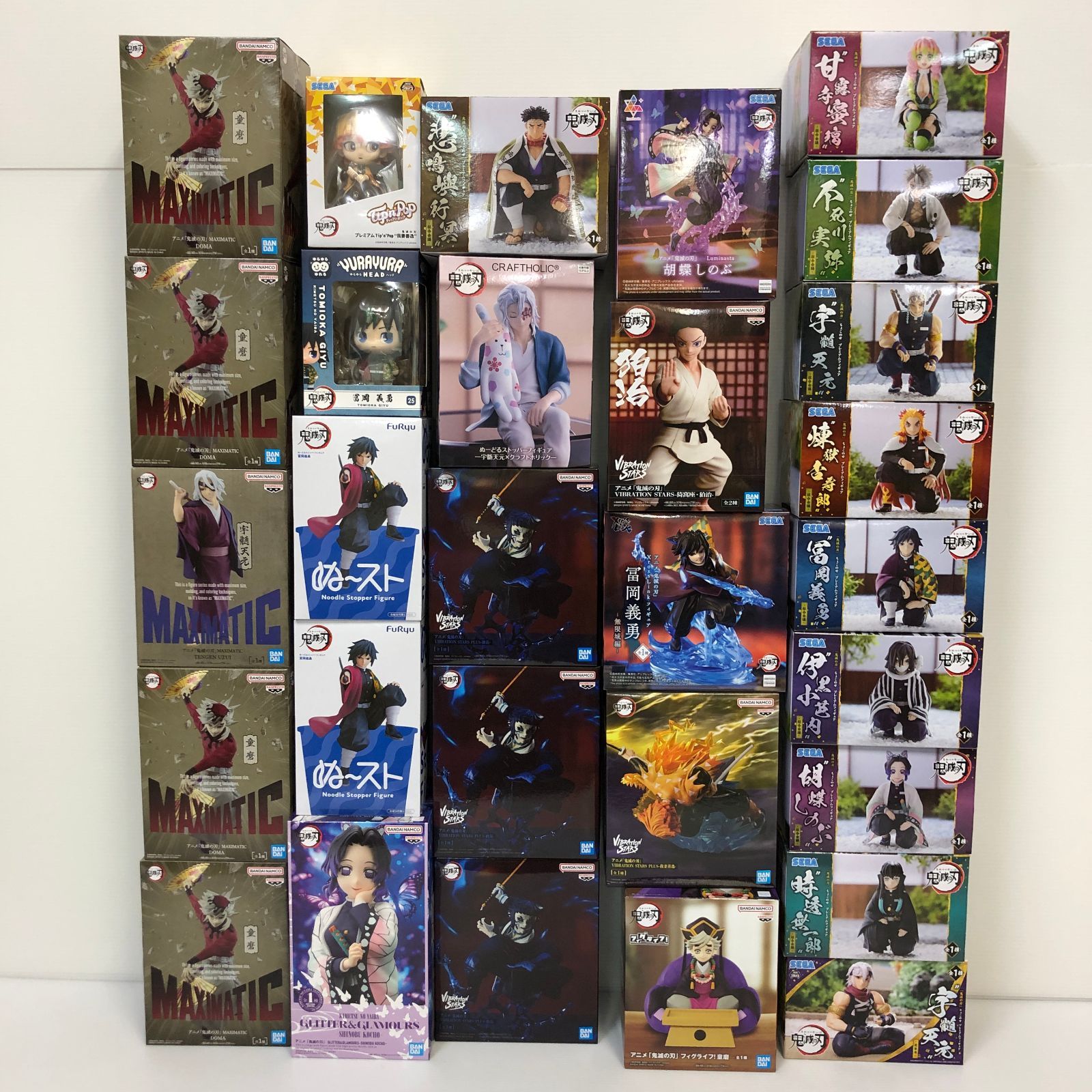 △160 鬼滅の刃 フィギュア まとめ ※箱ダメージ品含む 未開封品