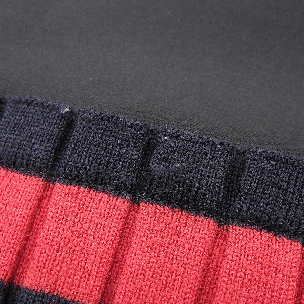 GUCCI グッチ シルク コットン ニットラインフリル ミニスカート