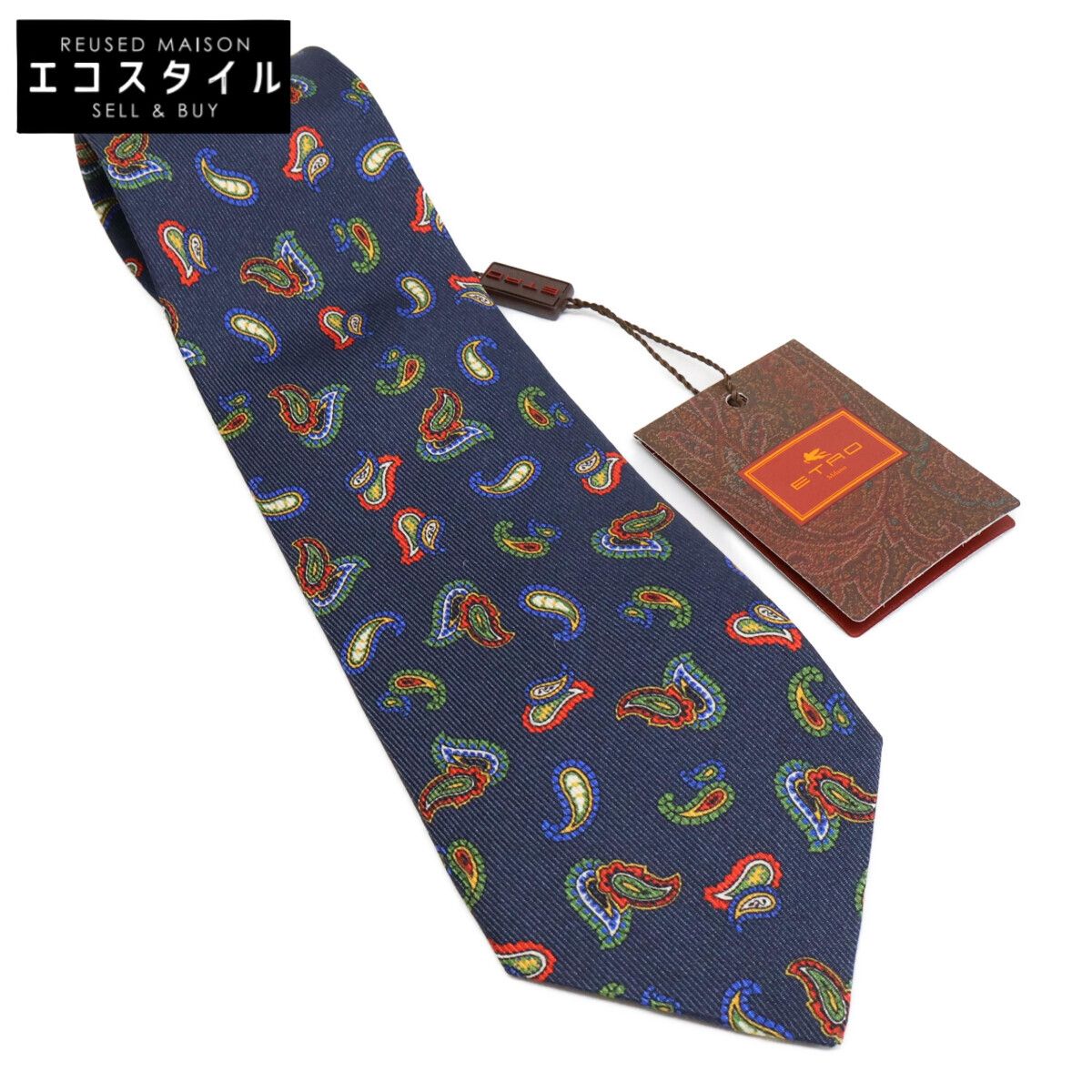 ETRO　エトロ　【新品同様】12026 4057 200 ペイズリー シルク100％