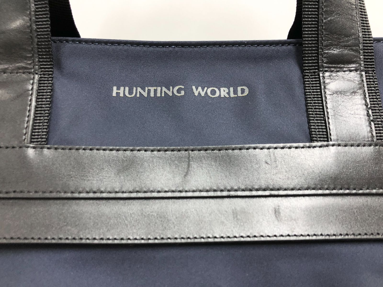 新品未使用 HUNTING WORLD×AOURE 2WAYトートバッグ ネイビー - メルカリ