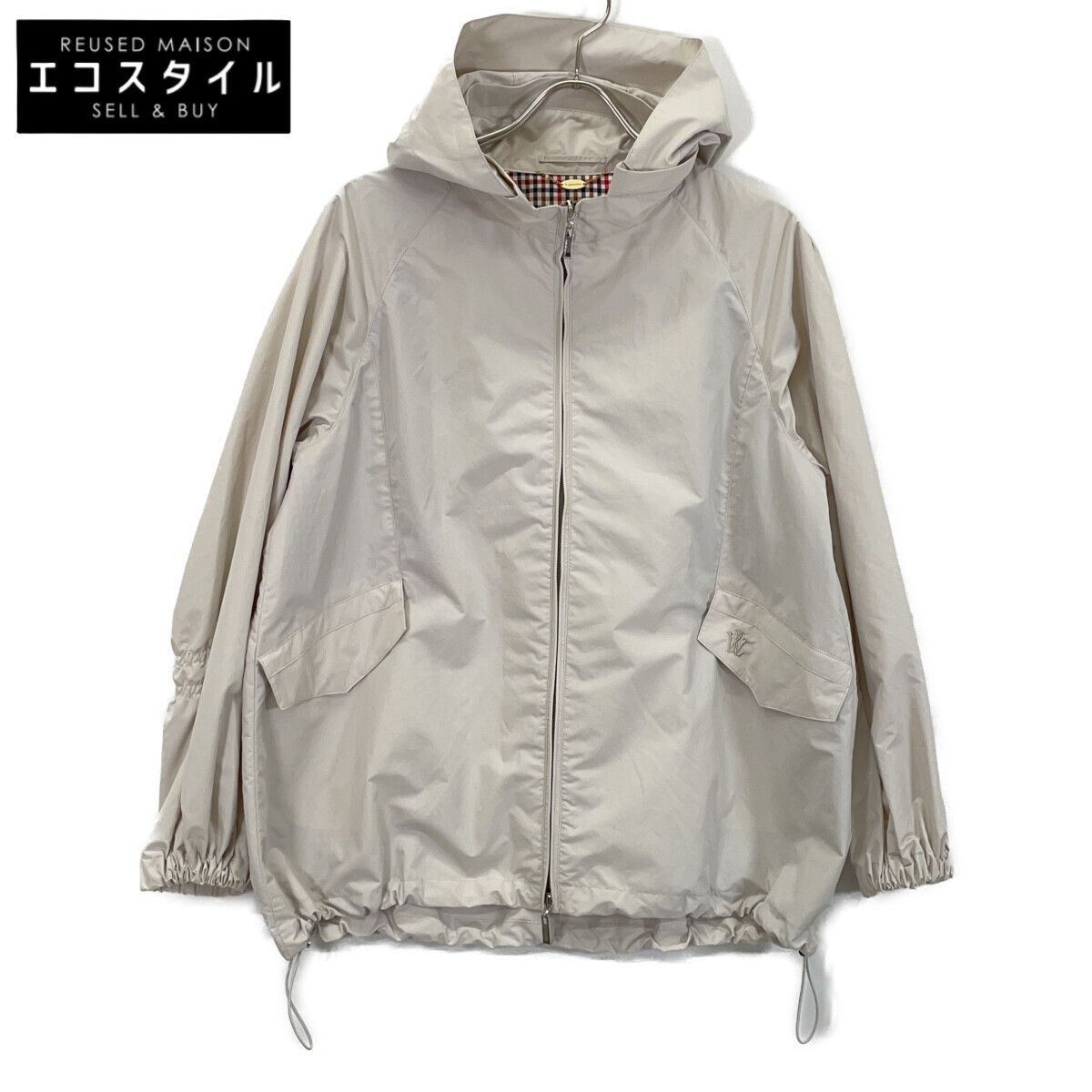 Aquascutum　アクアスキュータム　ホフ 5023250012 MAURIタフタ フーデッドパーカー　8