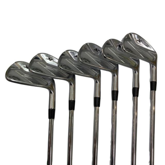 【中古】 キャロウェイ X FORGED STAR 6S アイアンセット IR 純正特注シャフト (フレックスS) メンズ 男性用 右利き 右用 Cランク ゴルフクラブ