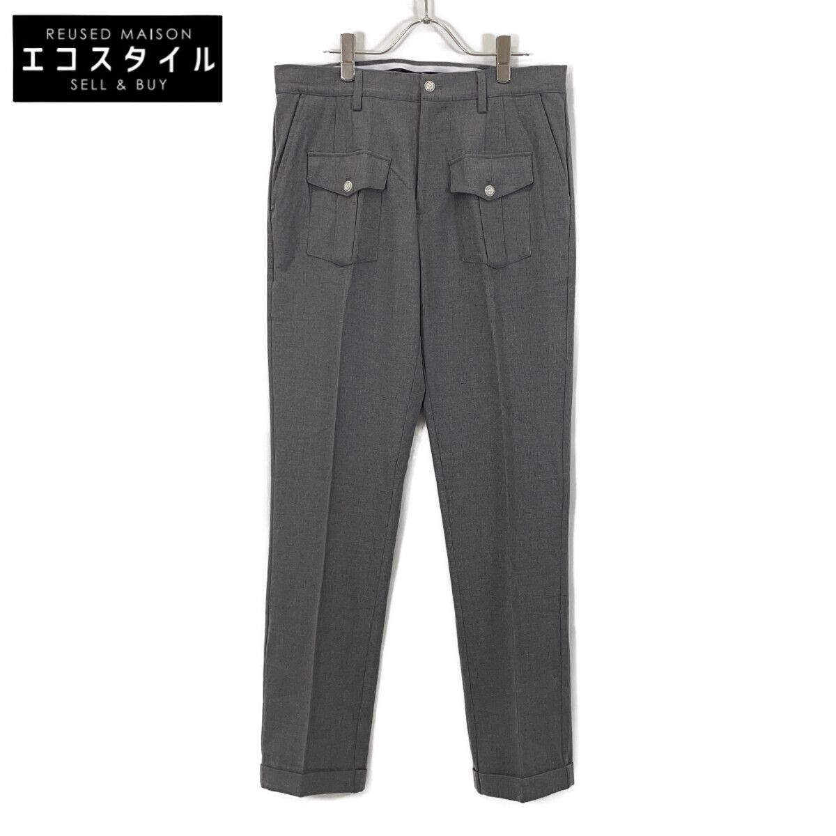 1piu1uguale3　ウノピゥウノウグァーレトレ　【美品】GOLF GRP134-PRY113 G.LONG PANTS BUSH スラックス/　V