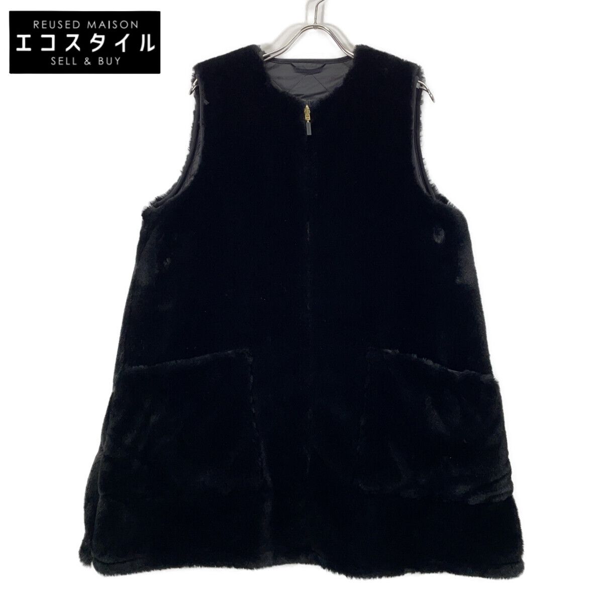 Barbour　バブアー　【BEAMS BOY別注】2102334 ブラック リバーシブルファーライナーベスト　10