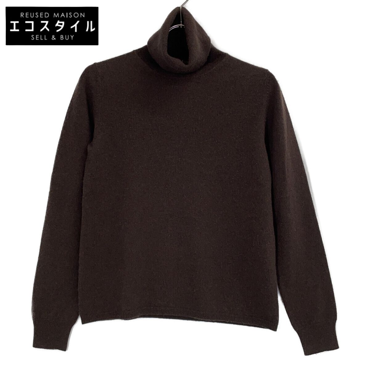 Max Mara　マックスマーラ　21AW STUDIO ブラウン カシミア混 タートルネック　S