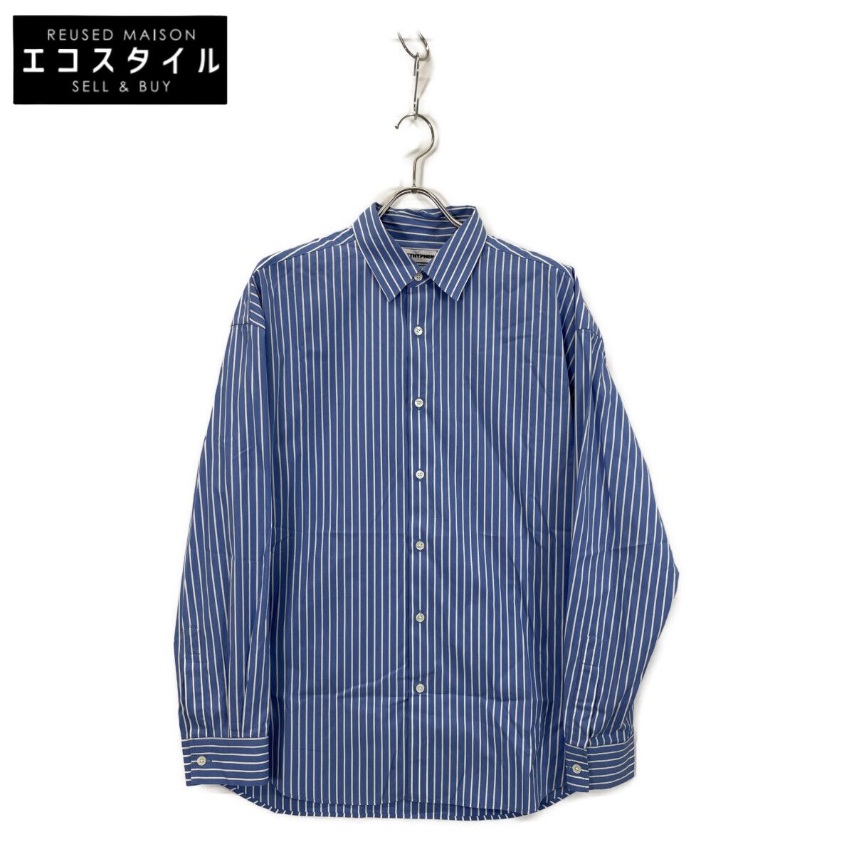 SOFTHYPHEN　ソフトハイフン　【美品】MGMFB221055 ストライプ 長袖シャツ/　03