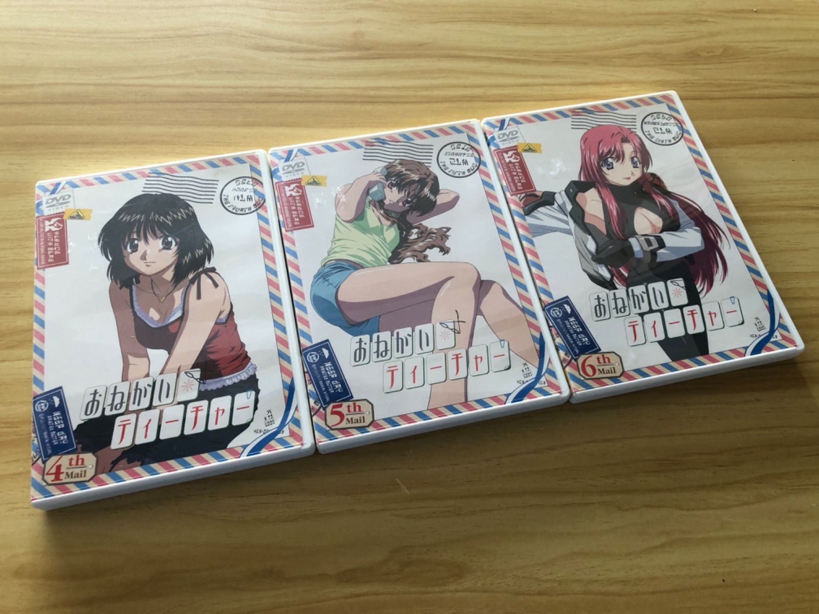 中古] [DVD] おねがい ティーチャー 第4ｰ6巻(3点セット)(ポストカード