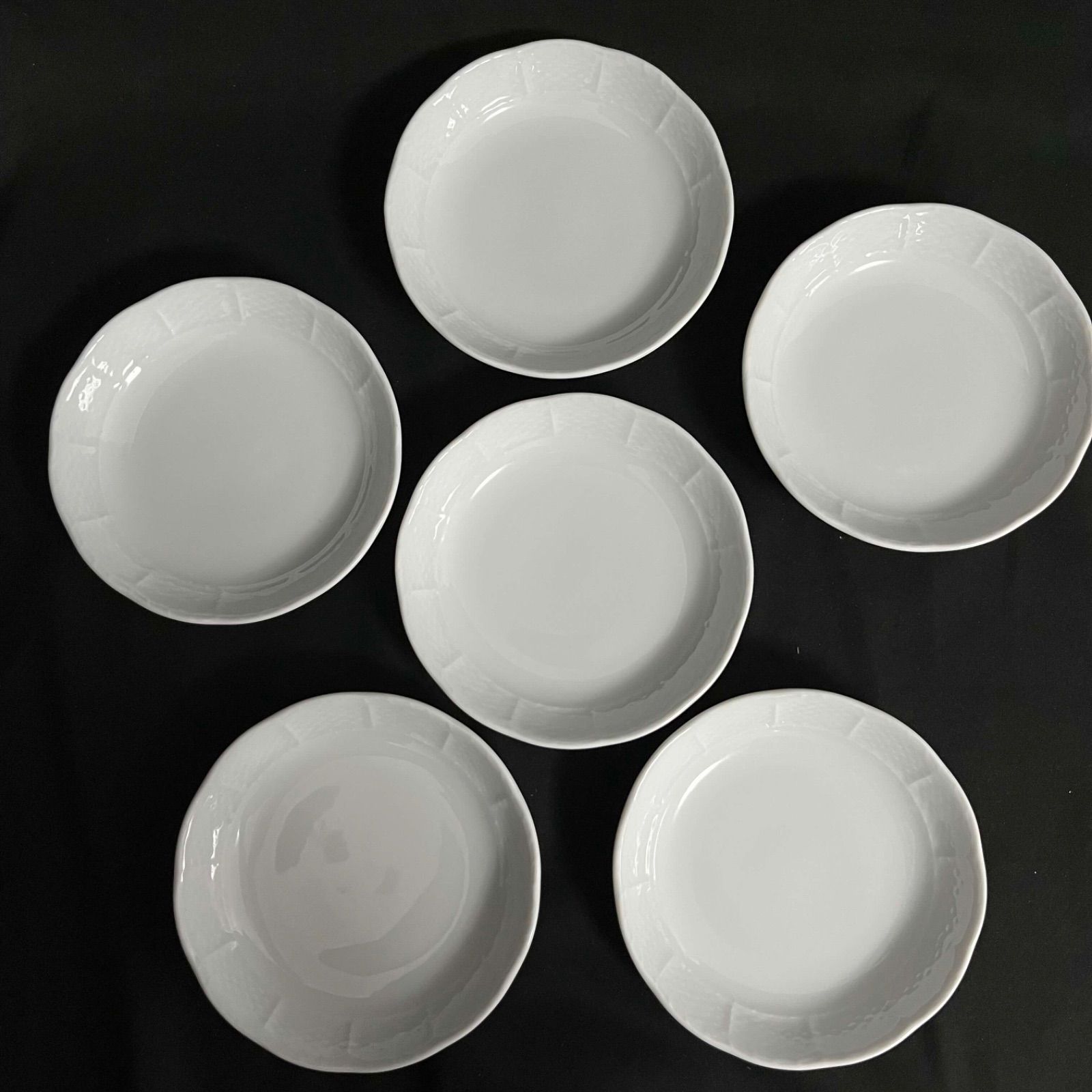 T リチャードジノリ 13.5cm 6枚セット プレート ベッキオホワイト 洋食器 陶器 プレート Richard Ginori 小皿 豆皿T26062431