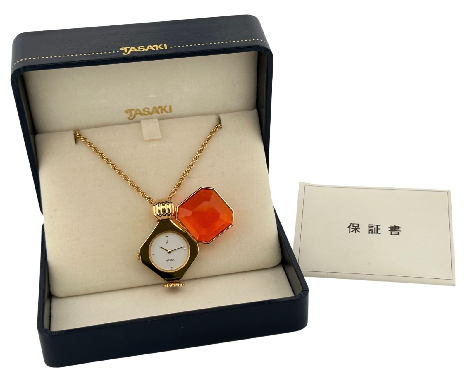 田崎真珠 TASAKI ペンダントウォッチ 時計 クォーツ V400-1110 - メルカリ