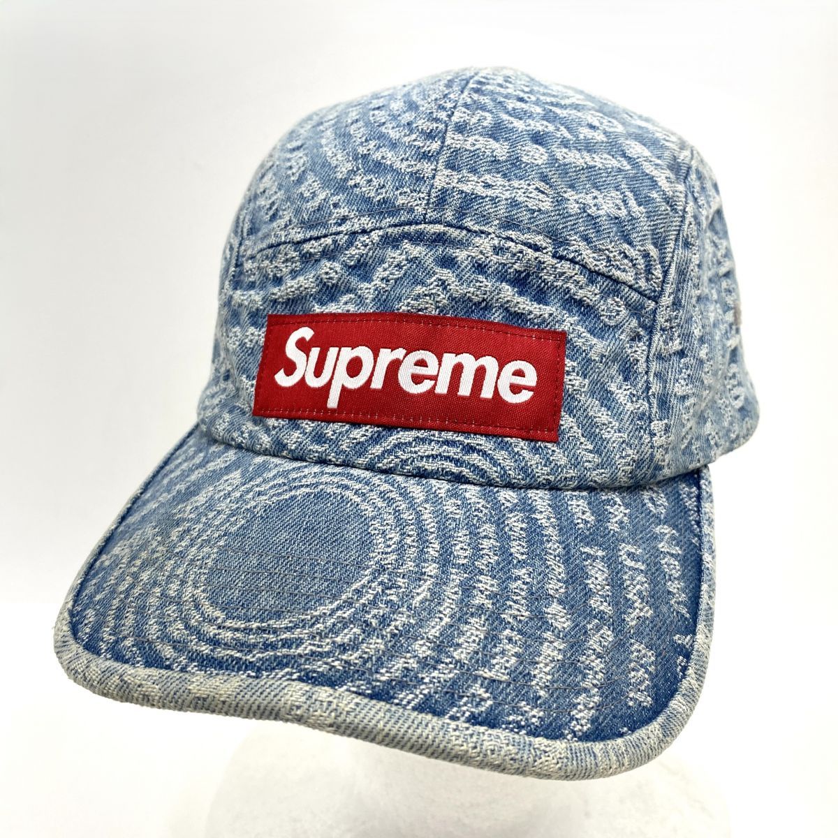 Supreme Circles Jacquard Denim Camp Cap シュプリーム キャンプ