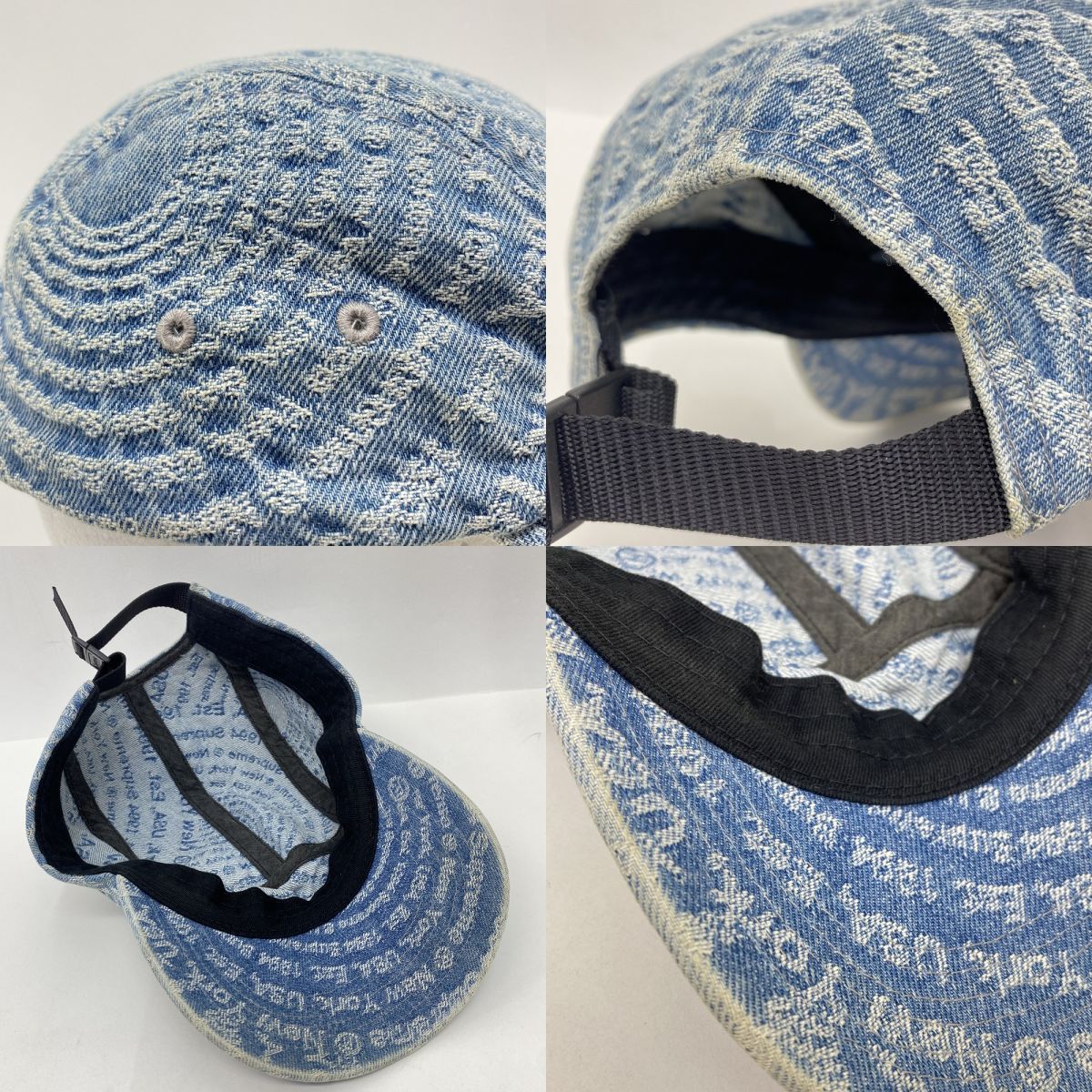 Supreme Circles Jacquard Denim Camp Cap シュプリーム キャンプ